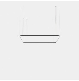 LedsC4 - Luminaria colgante cuadrada Geometric Mini 4000x4000mm LED 315 blanco cálido 2700K ON-OFF oro 18813lm