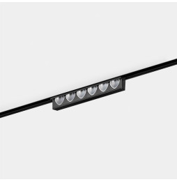 LedsC4 - Luminaria empotrable Bento 6 LEDS pared bajo voltaje 6 blanco cálido 3000K CRI 90 DALI negro 468lm