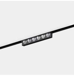 LedsC4 - Luminaria empotrable Bento 6 LEDS pared bajo voltaje 6 blanco cálido 3000K CRI 90 ON-OFF negro 468lm