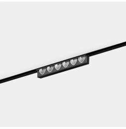 LedsC4 - Luminaria empotrable Bento 6 LEDS pared bajo voltaje 6 blanco cálido 2700K CRI 90 ON-OFF negro 421lm