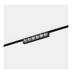 LedsC4 - Luminaria empotrable Bento 6 LEDS pared bajo voltaje 6 blanco cálido 2700K CRI 90 ON-OFF negro 421lm