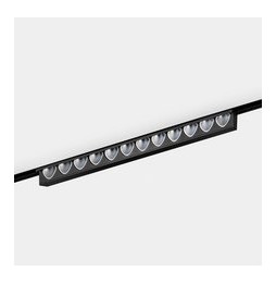 LedsC4 - Luminaria empotrable Bento 12 LEDS pared bajo voltaje 12 blanco cálido 2700K CRI 90 DALI negro 829lm