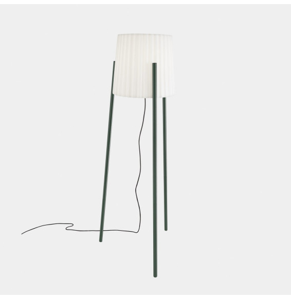 LedsC4 - Luminaria portátil Barcino E27 60W verde abeto