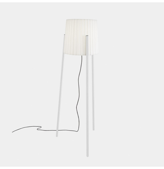 LedsC4 - Luminaria portátil Barcino E27 60W blanco
