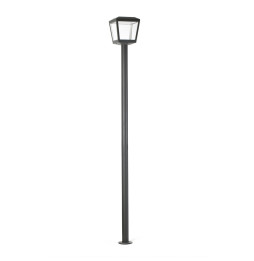 FARO - Farola PLAZA LED 18W 3000K gris oscuro