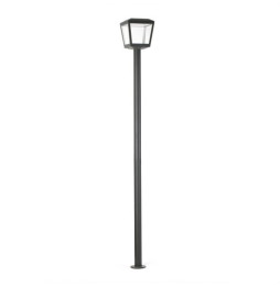 FARO - Farola PLAZA LED 18W 3000K gris oscuro