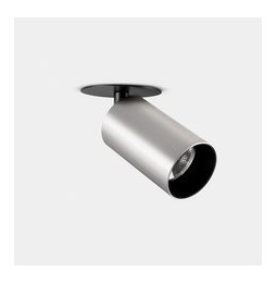 LedsC4 - Proyector Atom empotrable diámetro 52mm 12.1 blanco cálido 3000K CRI 90 34.2° níquel satinado 928lm