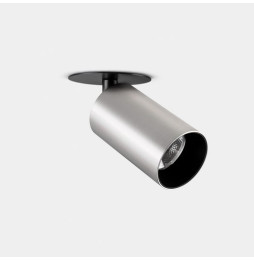 LedsC4 - Proyector Atom empotrable diámetro 52mm 12.1 blanco cálido 3000K CRI 90 20.1° níquel satinado 853lm