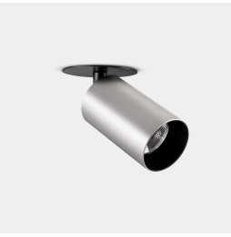 LedsC4 - Proyector Atom empotrable diámetro 52mm 12.1 blanco cálido 2700K CRI 90 44.7° níquel satinado 778lm