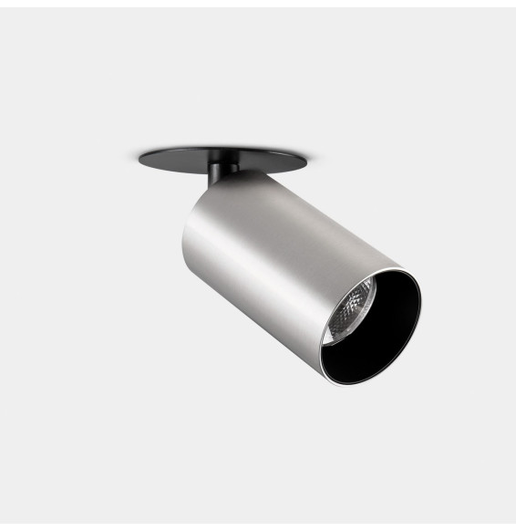 LedsC4 - Proyector Atom empotrable diámetro 52mm 12.1 blanco cálido 2700K CRI 90 44.7° níquel satinado 778lm