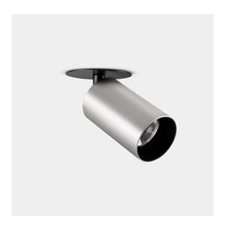 LedsC4 - Proyector Atom empotrable diámetro 52mm 12.1 blanco cálido 2700K CRI 90 44.7° níquel satinado 778lm