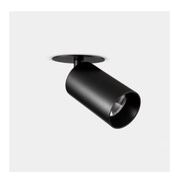 LedsC4 - Proyector Atom empotrable diámetro 52mm 12.1 blanco cálido 2700K CRI 90 20.1° negro 853lm