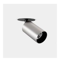 LedsC4 - Proyector Atom empotrable diámetro 52mm 12.1 blanco cálido 2700K CRI 90 20.1° níquel satinado 853lm