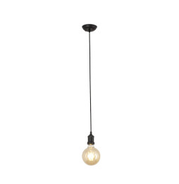 FARO - Luminaria colgante ART E27 máximo 60W 2 metros de cable negro