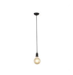 FARO - Luminaria colgante ART E27 máximo 60W 2 metros de cable negro