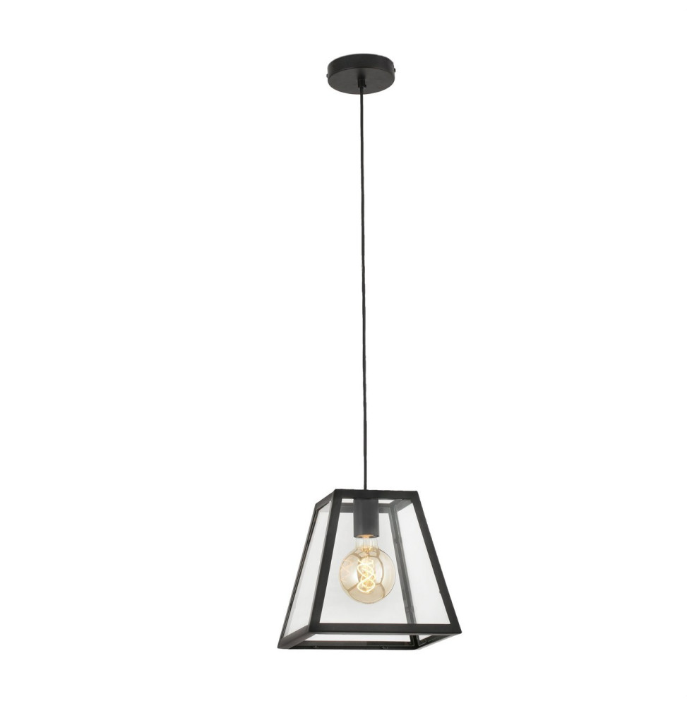 FARO - Luminaria colgante ROSE-1 1L E27 negro