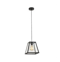 FARO - Luminaria colgante ROSE-1 1L E27 negro