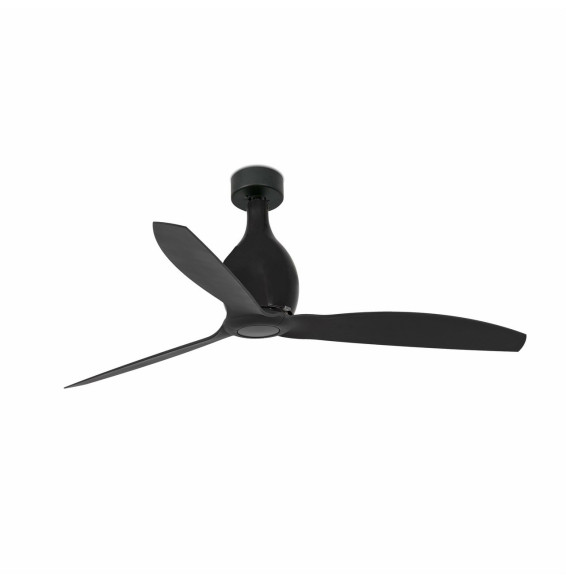 FARO - Ventilador MINI ETERFAN diámetro 1280cm negro mate palas negras