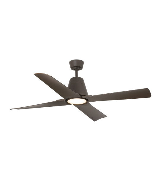 FARO - Ventilador TYPHOON DC diámetro 1300mm 4 palas IP44 marrón