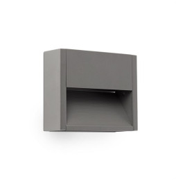 FARO - Aplique GRADA-1 gris oscuro LED 3W 3000K