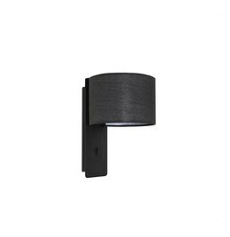 FARO - Aplique FOLD negro 1xE27