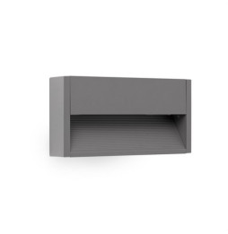 FARO - Aplique GRADA-2 gris oscuro LED 6W 3000K