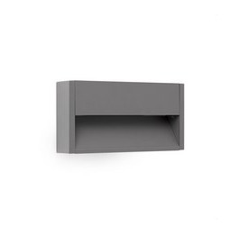 FARO - Aplique GRADA-2 gris oscuro LED 6W 3000K