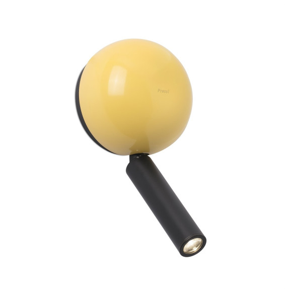 FARO - Aplique PRESS lector 3W amarillo pastel