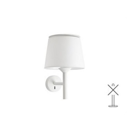 FARO - Aplique SAVOY blanco 1xE27