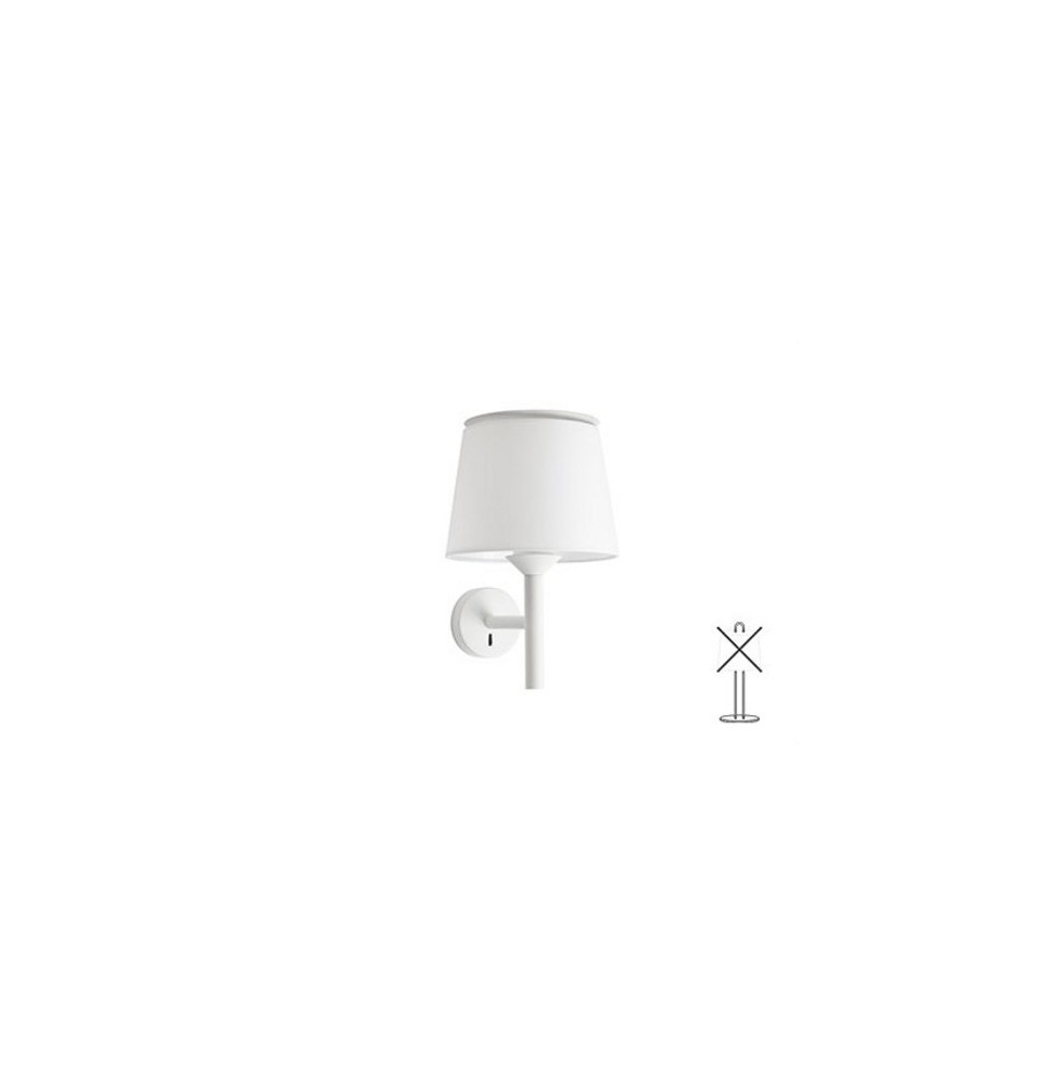 FARO - Aplique SAVOY blanco 1xE27