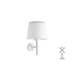 FARO - Aplique SAVOY blanco 1xE27
