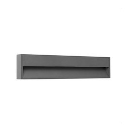 FARO - Aplique GRADA-3 gris oscuro LED 12W 3000K