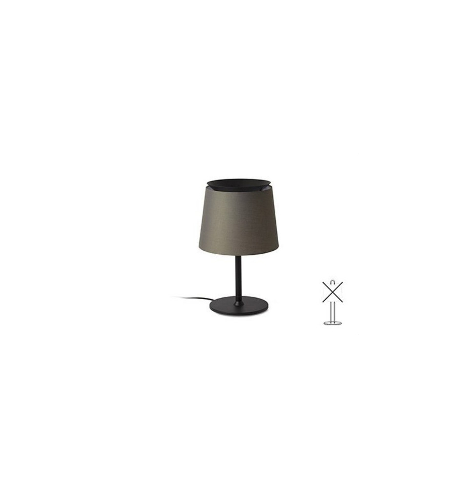 FARO - Aplique SAVOY negro y blanco