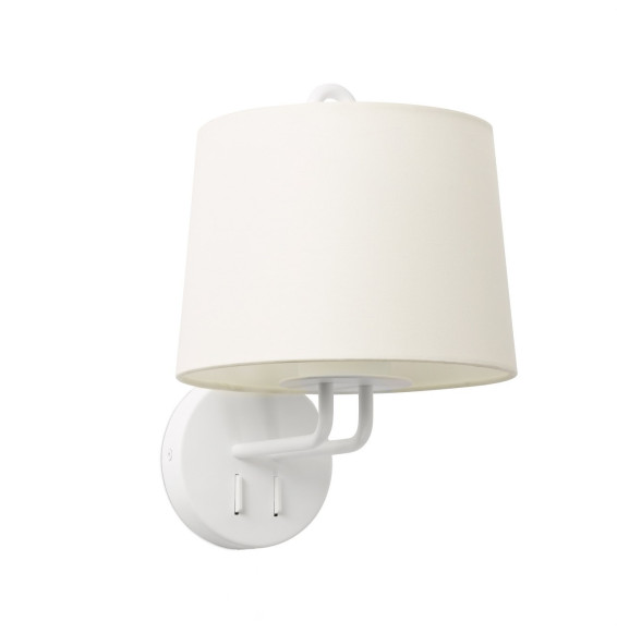 FARO - Aplique MONTREAL blanco 1xE27