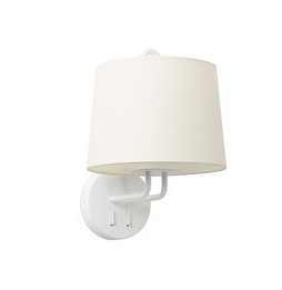 FARO - Aplique MONTREAL blanco 1xE27