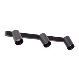 FARO - Aplique STAN orientable negro 3xGU10