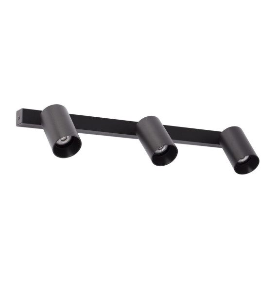 FARO - Aplique STAN orientable negro 3xGU10