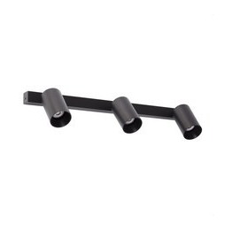 FARO - Aplique STAN orientable negro 3xGU10