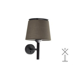 FARO - Aplique SAVOY negro 1xE27