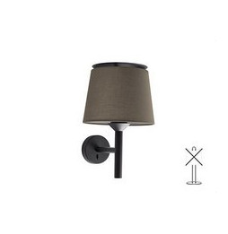 FARO - Aplique SAVOY negro 1xE27