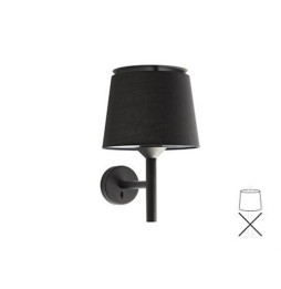 FARO - Aplique SAVOY pantalla negra