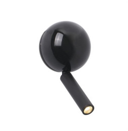 FARO - Aplique PRESS lector 3W negro
