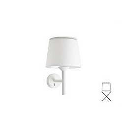 FARO - Aplique SAVOY pantalla blanca