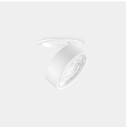 LedsC4 - Downlight Kiva empotrado diámetro 75mm 8.8 blanco cálido 2700K CRI 90 18.9° CASAMBI blanco IN IP20 / OUT IP23 458lm