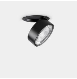 LedsC4 - Downlight Kiva empotrado diámetro 75mm 8.8 blanco cálido 2700K CRI 90 18.9° DALI-2/PUSH negro IN IP20 / OUT IP23 458lm