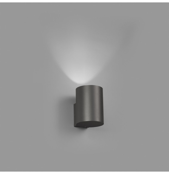 FARO - Aplique THON-1 gris oscuro LED 20W 3000K 18°