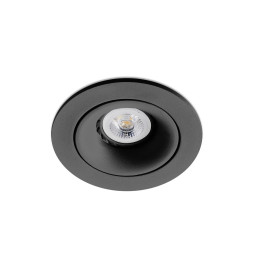 FARO - Empotrable ARGON redondo negro GU10/MR16/LED