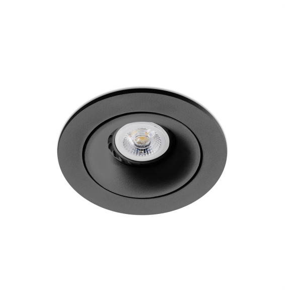 FARO - Empotrable ARGON redondo negro GU10/MR16/LED