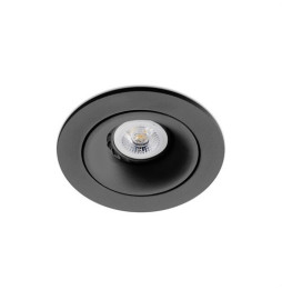 FARO - Empotrable ARGON redondo negro GU10/MR16/LED