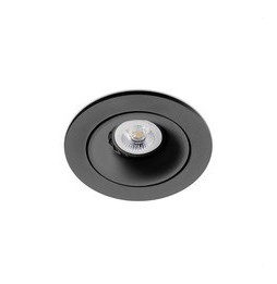 FARO - Empotrable ARGON redondo negro GU10/MR16/LED